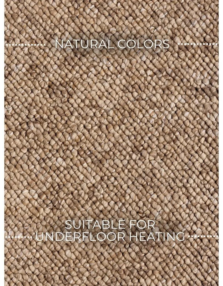 Светлокафява пътека подходяща за пране 80x240 cm Rocco Caramel – Elle Decoration