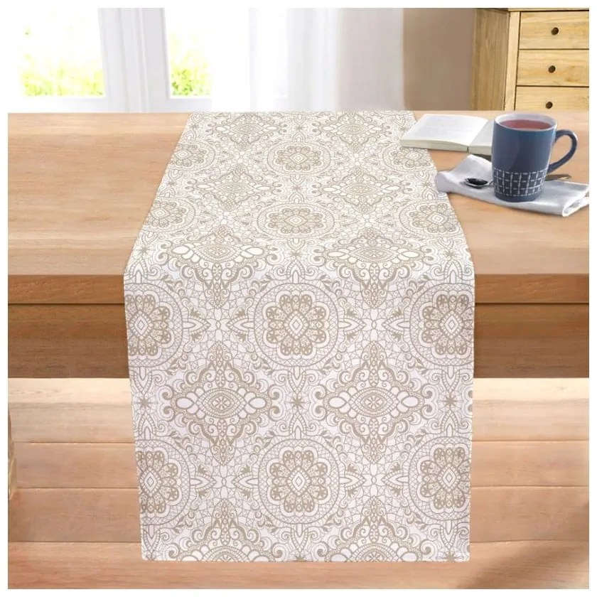 Покривка 40x130 cm Beige Mandala – Mila Home