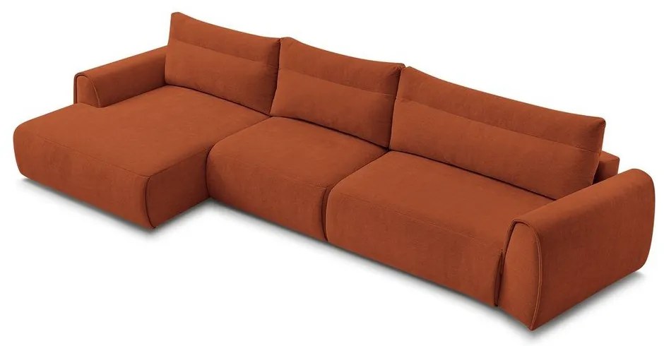 Оранжев ъглов диван Aden – Bobochic Paris