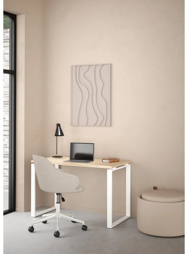 Работна маса с дъбов плот 60x120 cm Sign - Tvilum