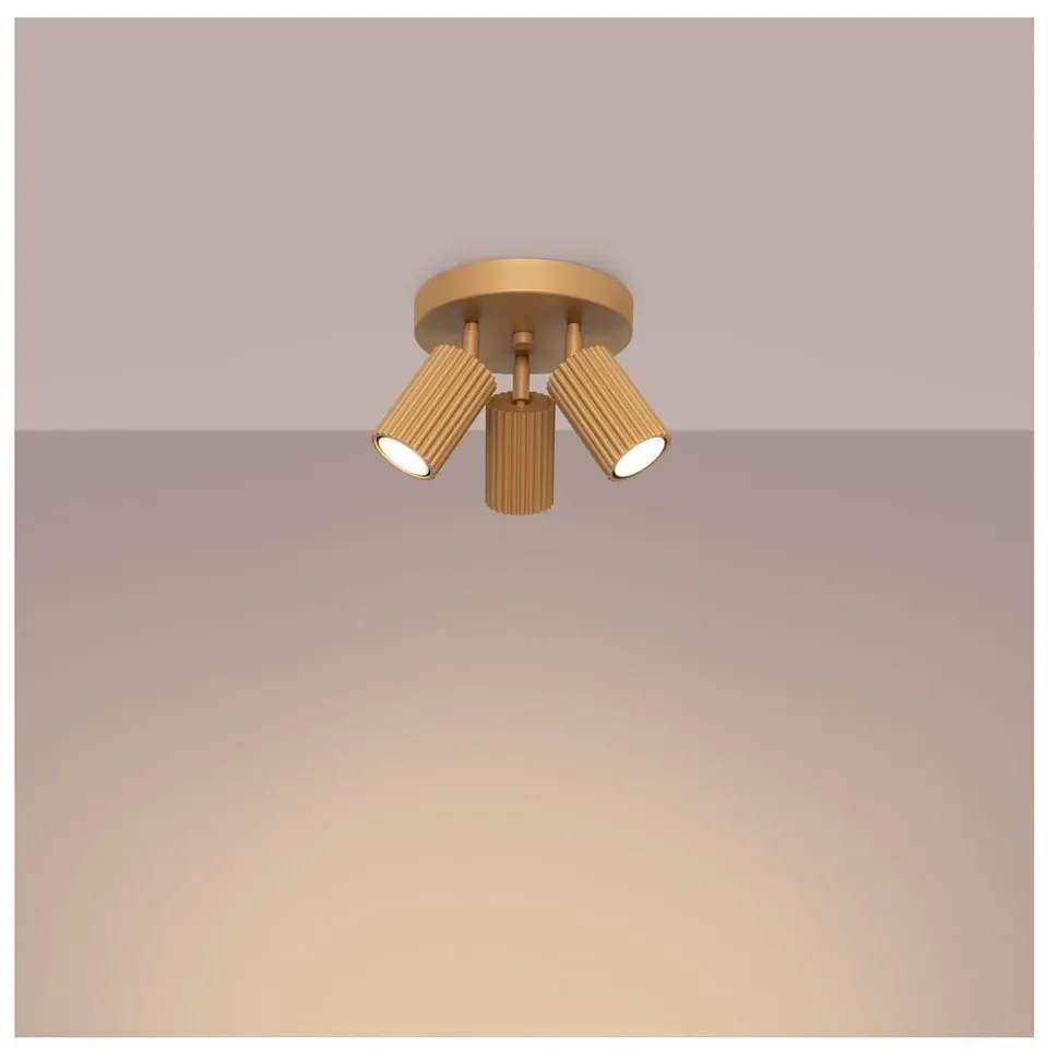 Прожектор в златист цвят Gleam – Sollux