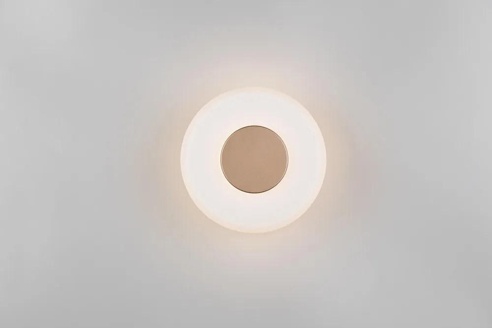 Бежова LED затъмняваща се стенна лампа ø 22 cm Celeste – Trio