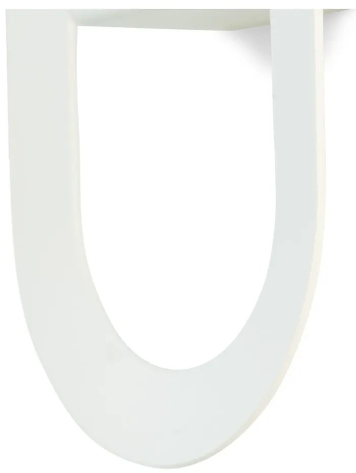 Бяла стенна стоманена кука Coucou – Spinder Design