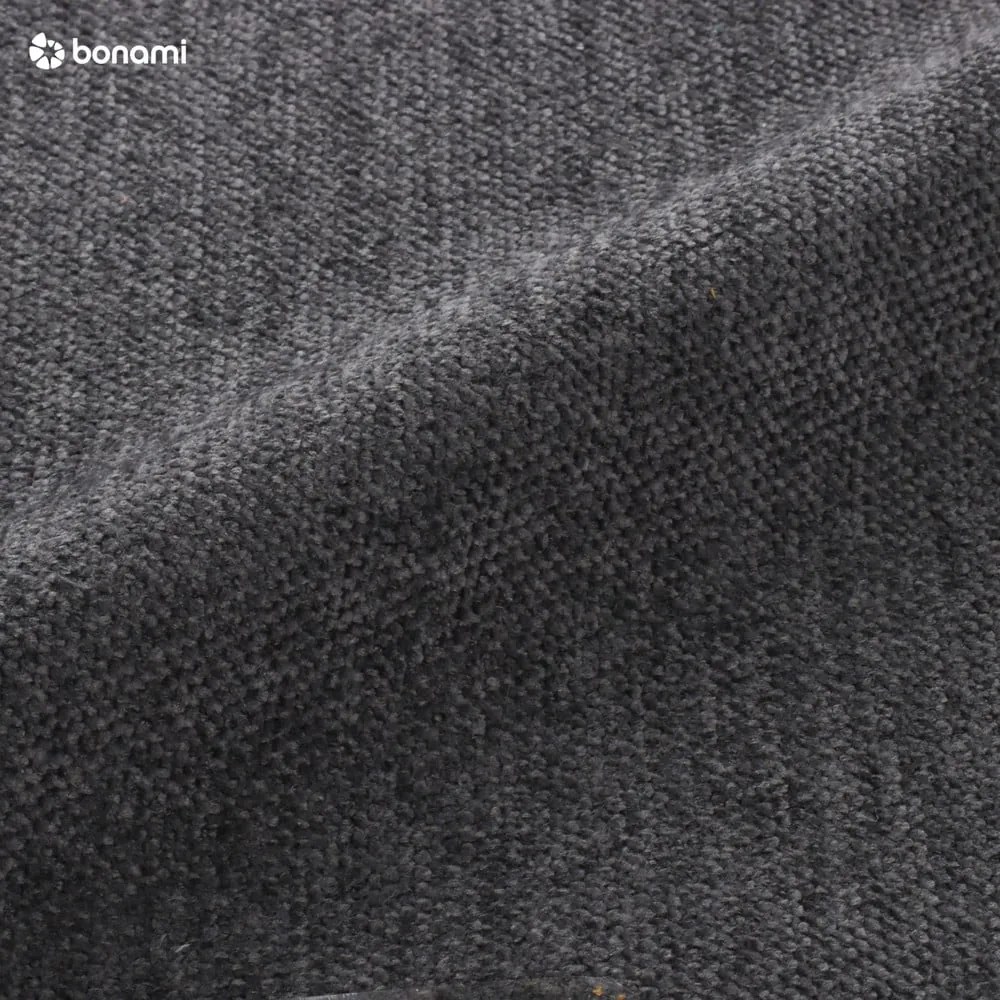 Тъмно сив ъглов разтегателен диван, десен ъгъл Scandic Lagom - Miuform