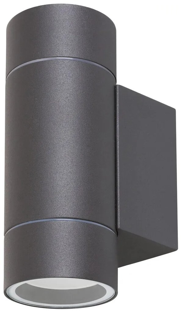 RABALUX Phoenix 8119, външен фасаден аплик, GU10 2X MAX 10W/ IP54, алуминий - 8119