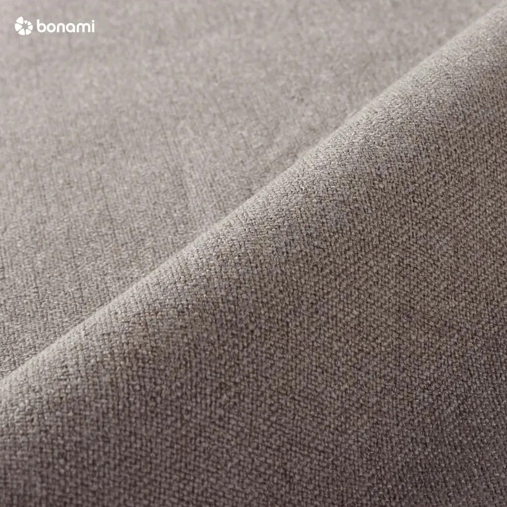 Светлокафяво единично легло 120x200 cm тапицирано без ламелно дъно Mattis – Meise Möbel