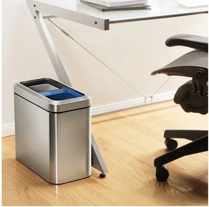 Кошче за отпадъци от неръждаема стомана 20 л - simplehuman