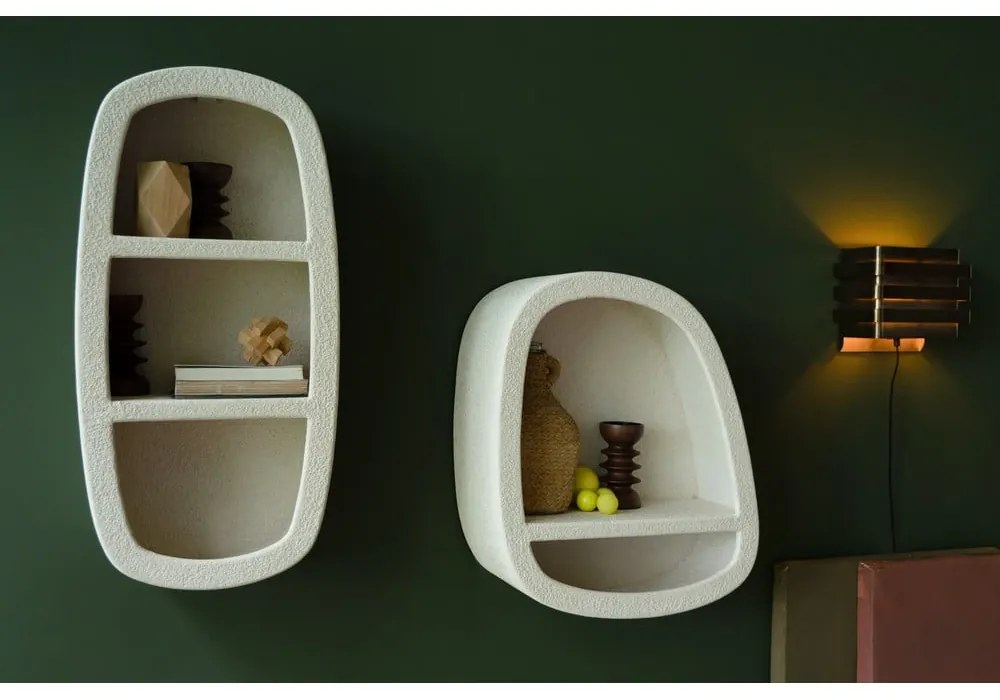 Кремав стенен рафт на няколко нива 23 cm Veda – Dutchbone