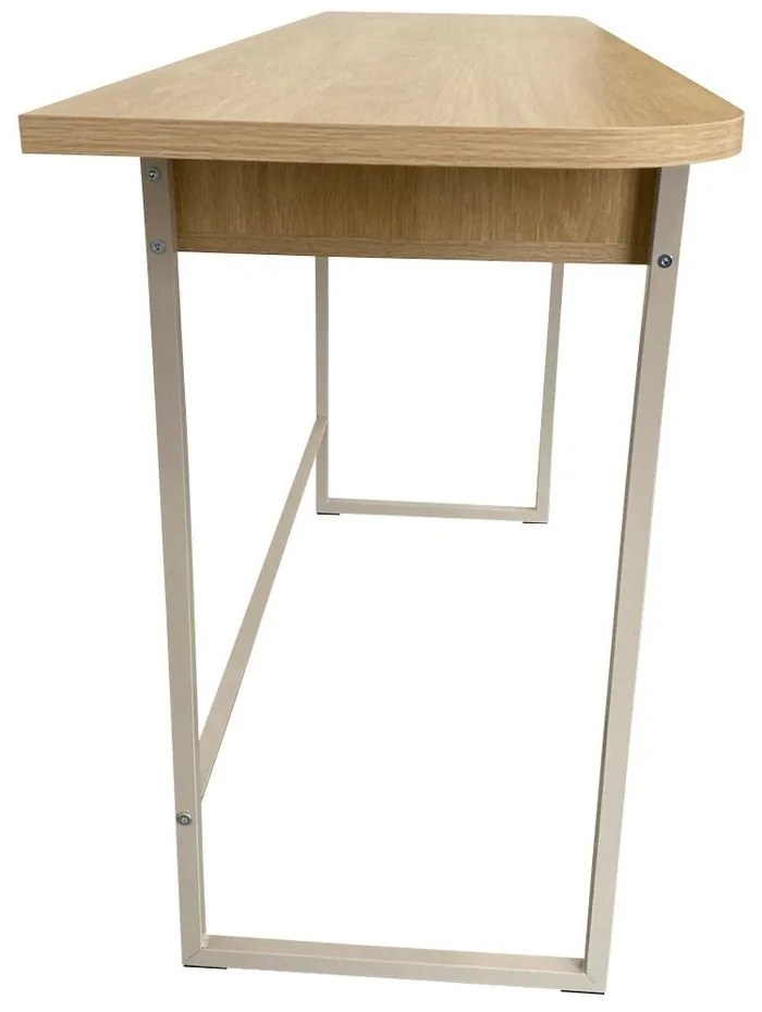 Конзолна маса от декор от дъб в естествен цвят 40x140 cm Darlington – Actona