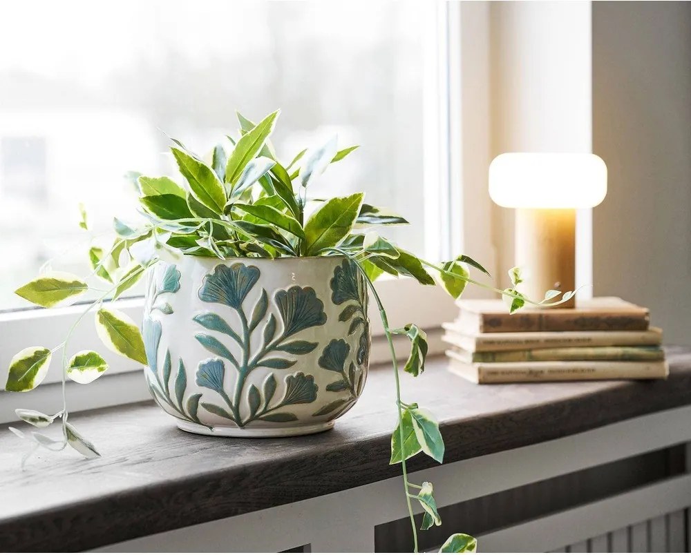 Керамично ръчно изработено покритие за кашпа за билки ø 22,5 cm – House Nordic