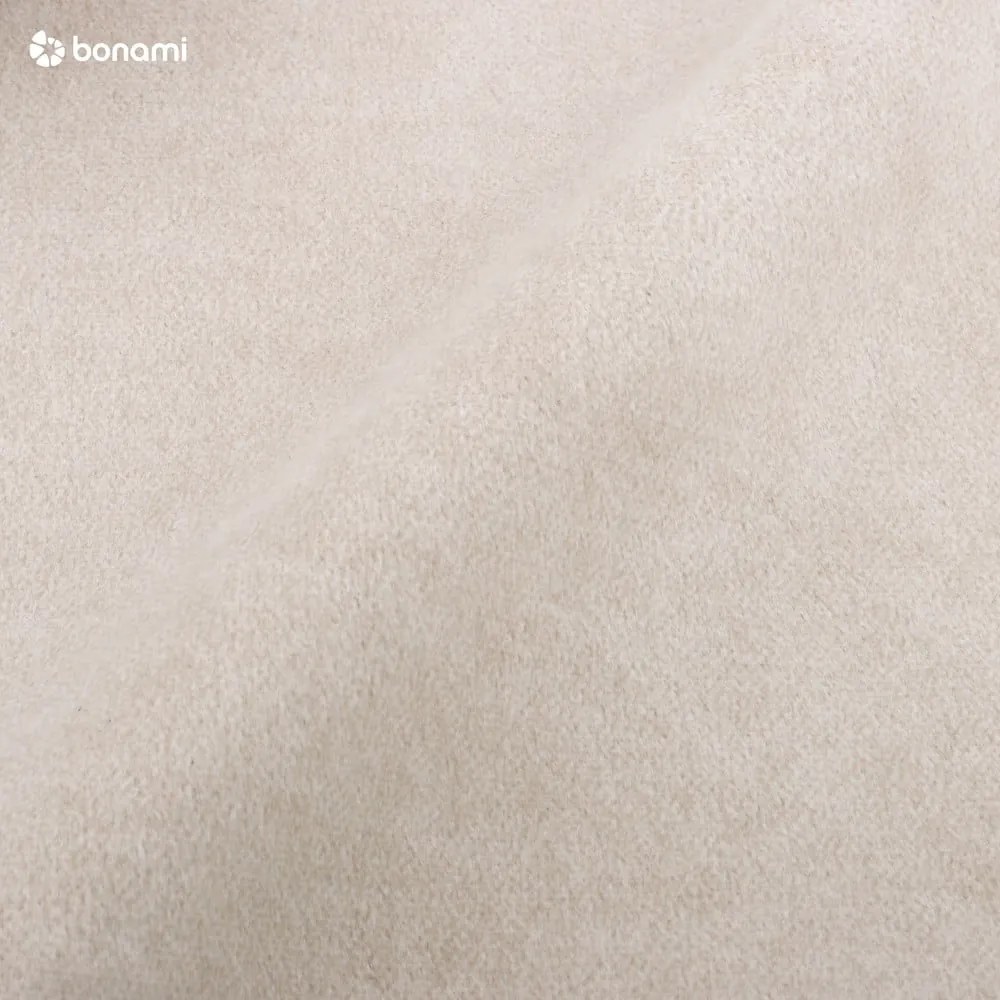 Бежово двойно легло 180x200 cm тапицирано с място за съхранение с включена подматрачна рамка Lizzano – Meise Möbel