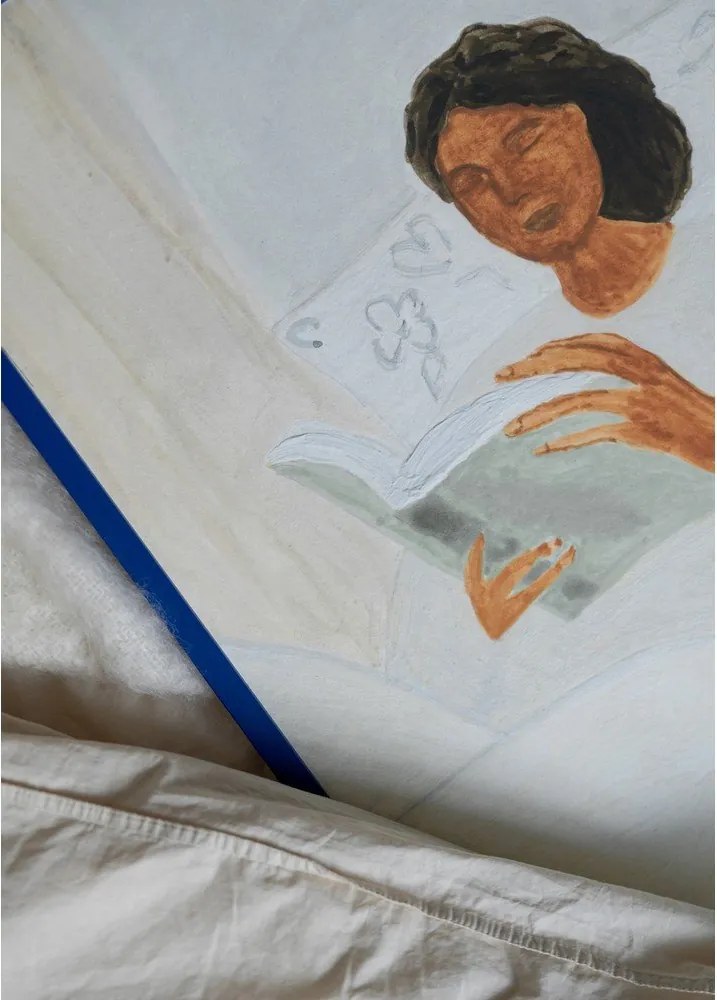 Постер 50x70 cm Morning Read – Isabelle Vandeplassche – The Poster Club