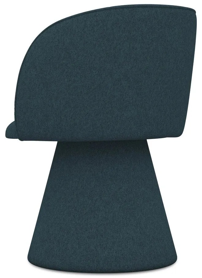 Тапициран трапезен стол в петролен цвят Maia – Makamii