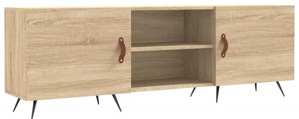 829071 vidaXL ТВ шкаф, сонома дъб, 150x30x50 см, инженерно дърво