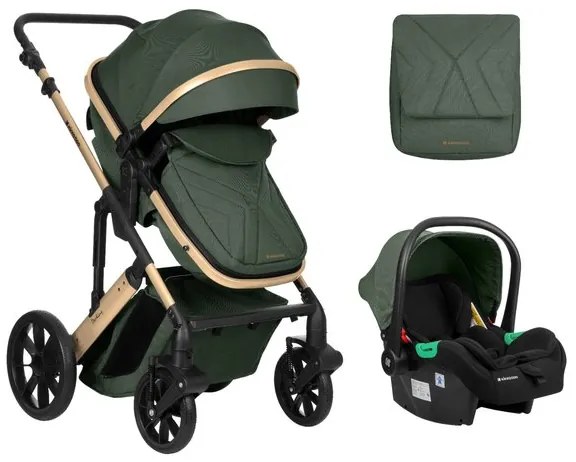 Бебешка количка 3в1 Darling KIKKABOO - Army Green