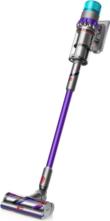 Вертикална прахосмукачка Dyson Gen5detect Absolute 446989-01, 280AW, 135000 об/мин, 0.75l, 70 мин, 3 режима, Никел/лилав