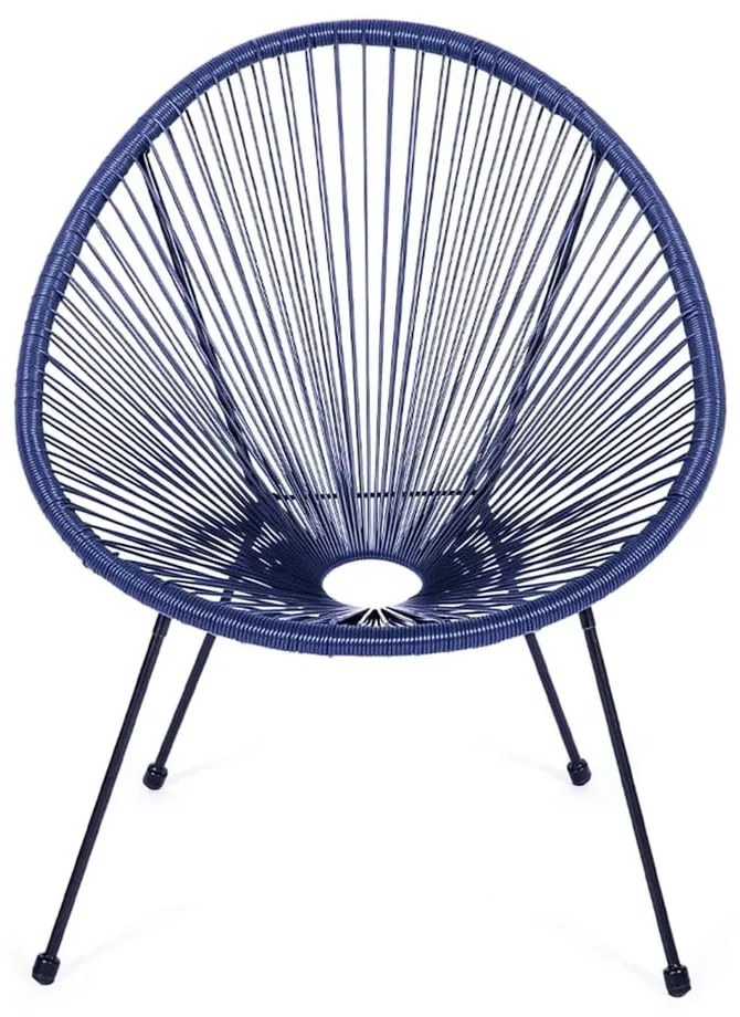 Син градински стол метален/пластмасов Avocado Comfort – Bonami Selection