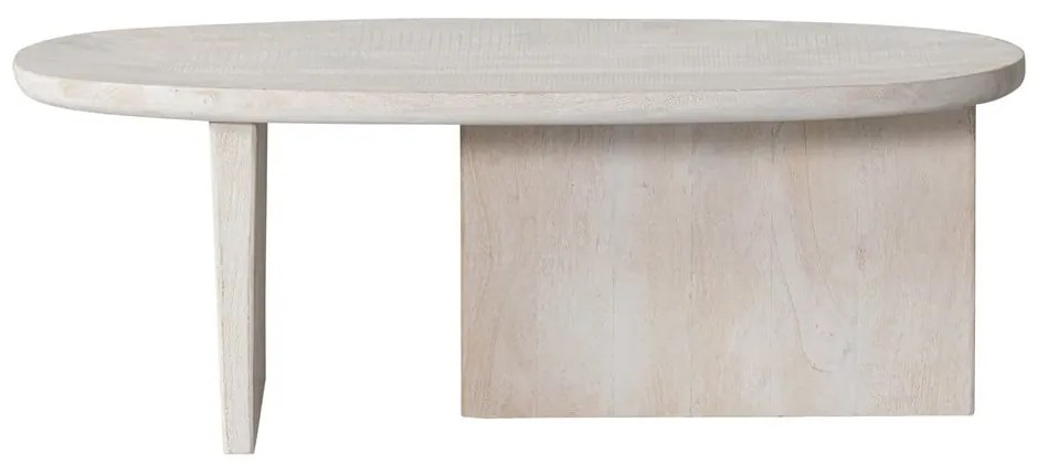 Масичка за кафе от масивно манго в естествен цвят 110x60 cm Seam – WOOOD