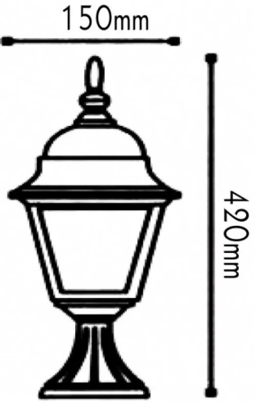 Етаж Полилей Градина Judi-Черен