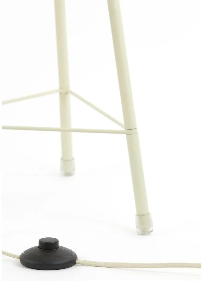 Бежова подова лампа (височина 132 cm) Plumeria - Light &amp; Living