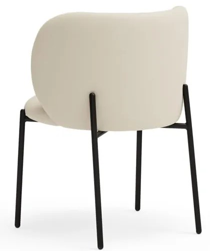 Бели тапицирани трапезни столове в комплект 2 бр. Mogi – Teulat