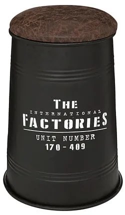 Пуф atmosphera Joao, Метал, Черен