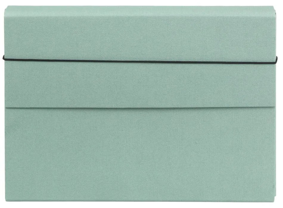 Зелен картонен органайзер Olof Canvas Paper Laminate – Bigso