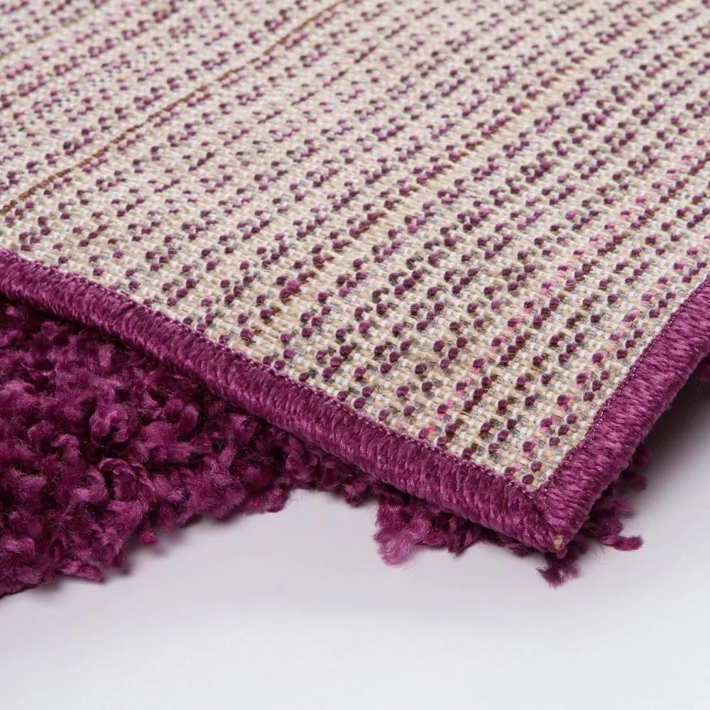 Красив лилав шаги килим Ширина: 140 см | Дължина: 190 см