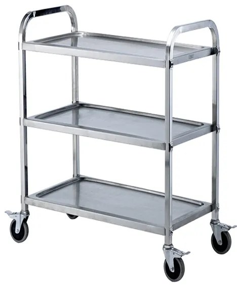 Метална количка на 3 нива малка 75x40x82.5cм 079A(S) GX