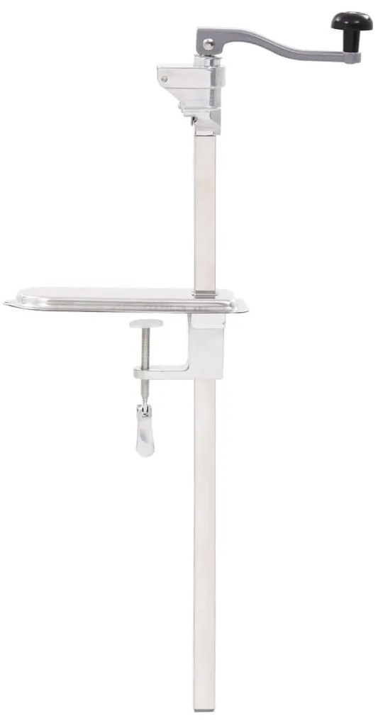 Отварачка за консерви, сребриста, 70 см, алуминий и инокс