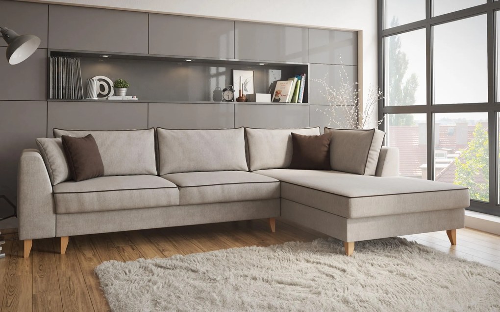 Разтегателен ъглов диван Болоня