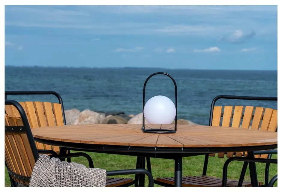 Кръгла трапезна маса от масивно тиково дърво ø 130 cm Cleveland – House Nordic