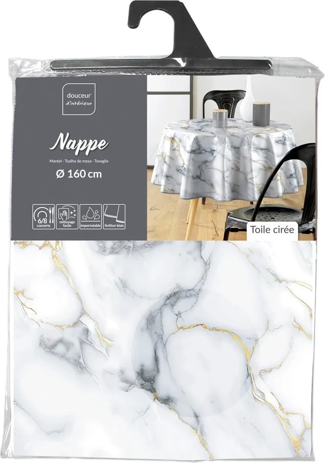 Покривка за маса ø 160 cm Marquina – douceur d'intérieur