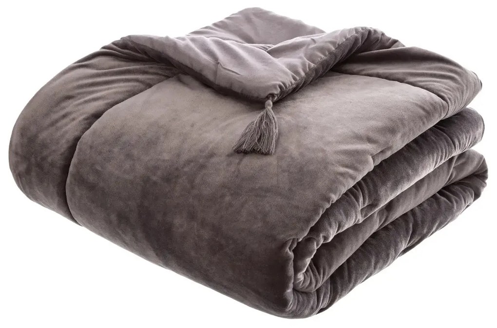 Шалте atmosphera Sonia, Велур, 80x180 cm - Каки