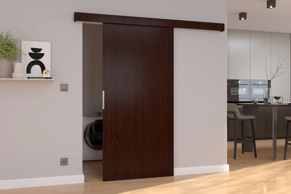 Плъзгаща се врата Cubit-Wenge-Length: 76 cm