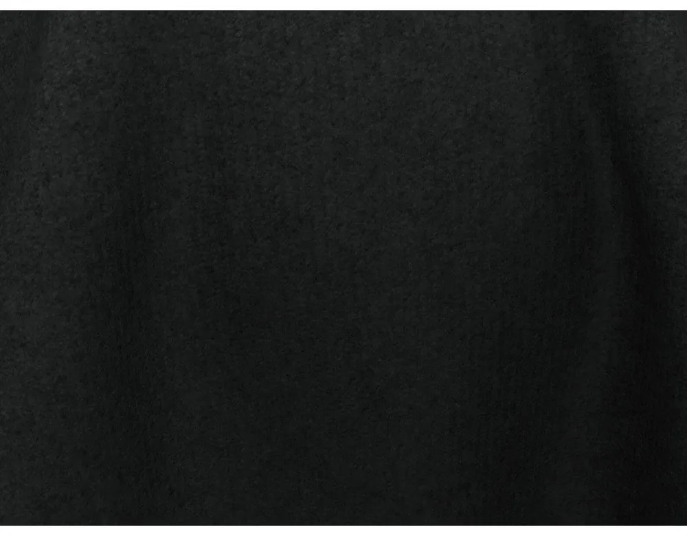 Черен тапициран трапезен стол Kalo – Makamii