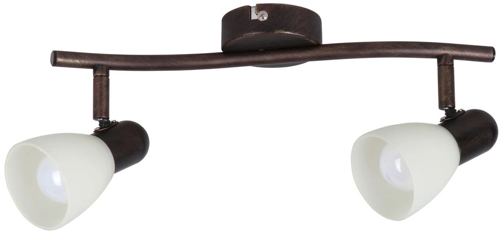 RABALUX Сома 6592,спот, антично кафяво/крем, E14 - 2х40W - 6592