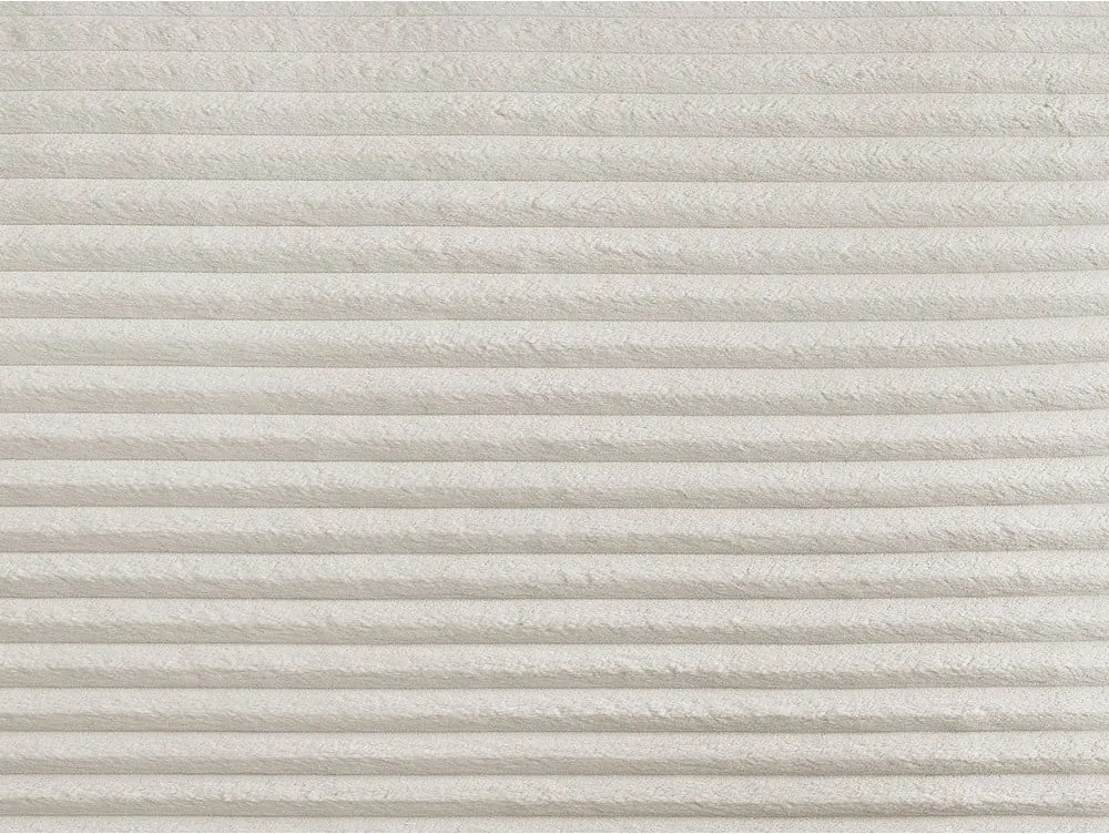 Кремав сгъваем/с място за съхранение ъглов диван от рипсено кадифе (десен ъгъл/U форма) Lucien – Bobochic Paris