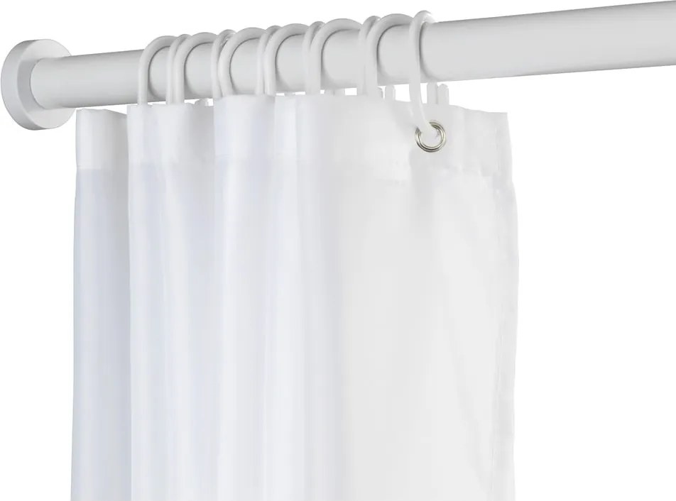 Бял телескопичен стълб за баня, дължина 110-185 см Luz - Wenko