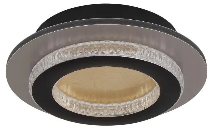 Globo 48042-12G - LED таванно осветително тяло JAYDEN LED/12W/230V Ø 20 см, черно