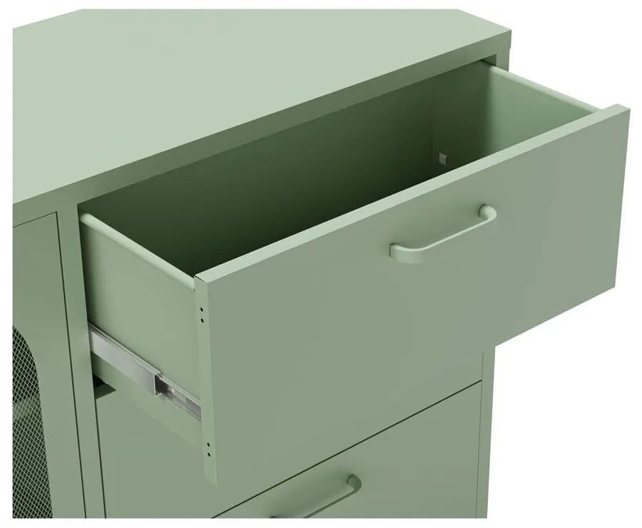 Скрин в цвят мента 140x90 cm Diora – Marckeric