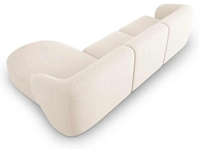 Кремав ъглов диван, десен ъгъл Shane - Micadoni Home