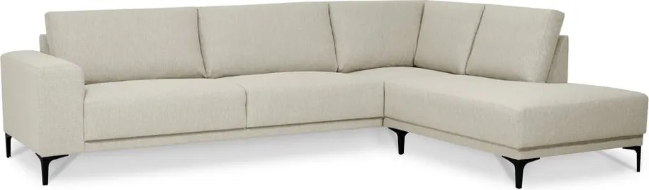 Бежов ъглов диван (десен ъгъл) Chile – Scandic