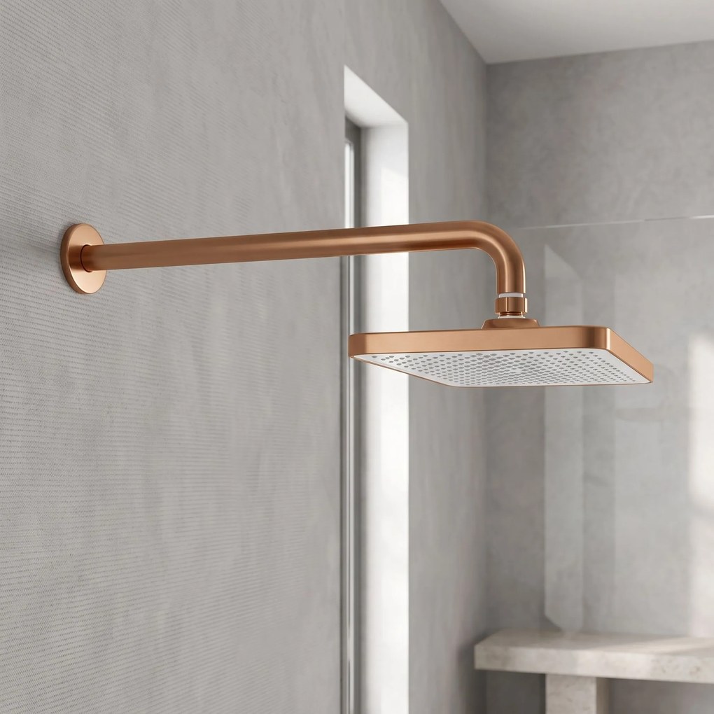 Правоъгълна душ пита REA JS-032 Brushed Copper