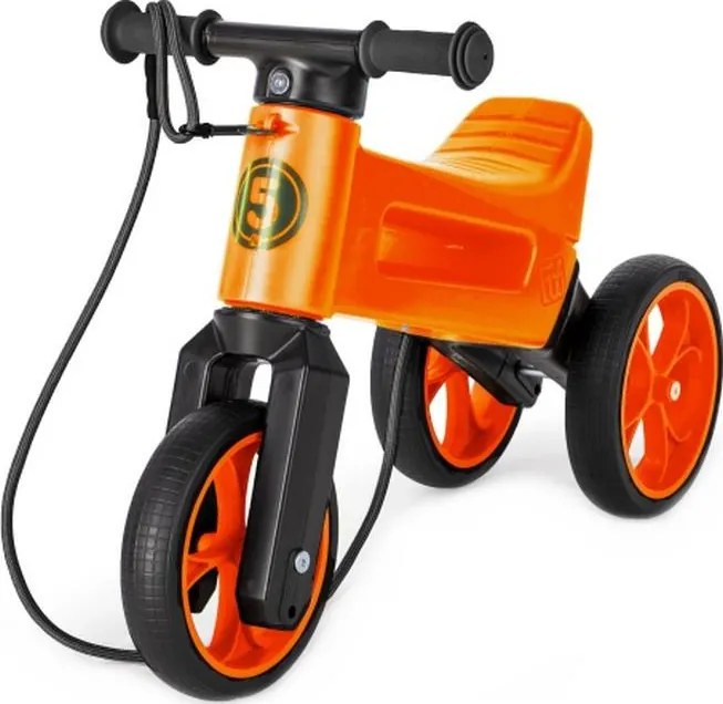 Funny Wheels - Беговел 2 в 1 RIDER SUPER SPORT оранжев/черен