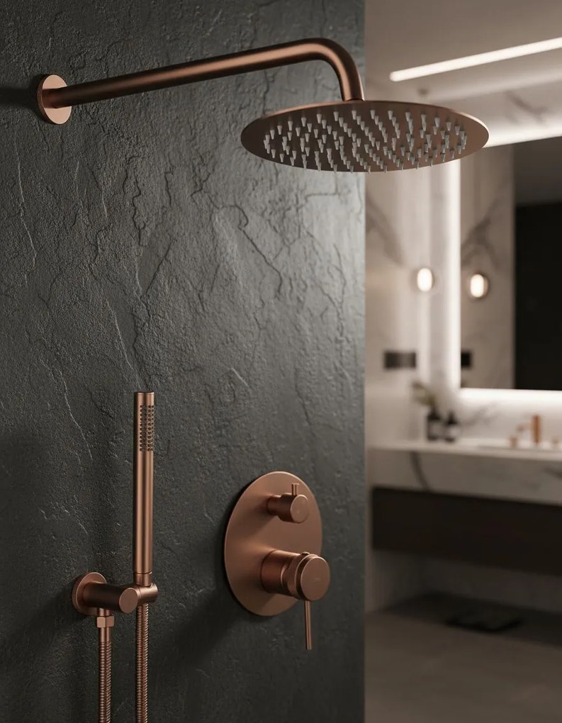 Душ система за вграждане Rea Lungo Grip Brush Copper