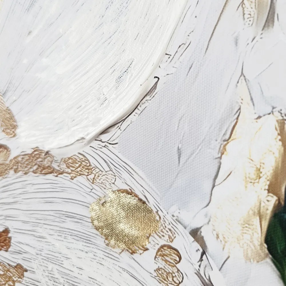 Картина с ръчно изрисувани елементи 70x100 cm Petal Glow – Styler