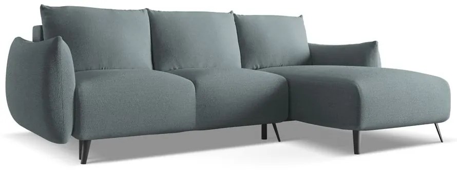 Светлосин ъглов диван (десен ъгъл) Malie – Makamii