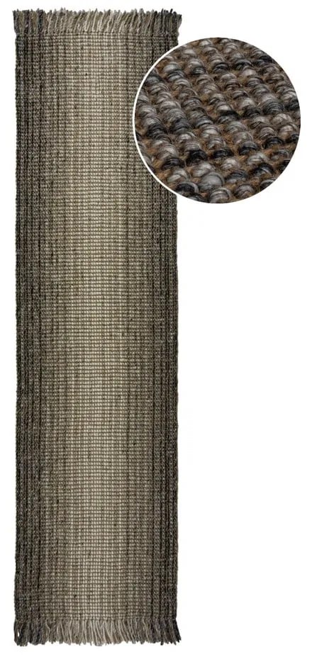 Сива пътека 60x230 cm - Flair Rugs