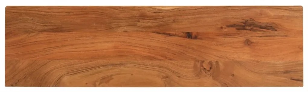 370897 vidaXL Плот за маса, 110x30x2,5 см, правоъгълен, акация масив